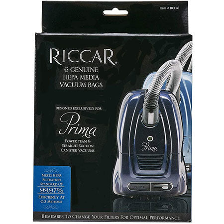 Genuine Riccar Prima Canister HEPA Media Bags RCH-6