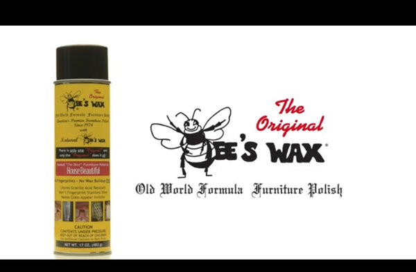Bees wax aerosol spray can